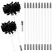 Kit de ramonage cheminée - 12 tiges flexibles - Brosses 10 cm et 15 cm - Nylon