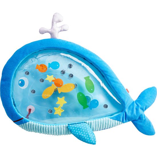 HABA Waterspeelmat Grote Walvis Junior 65 x 55 cm Blauw