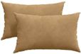 vidaXL - Coussin d'assise - 2 pièces - Marron - 50 x 30 cm - Tissu velours côtelé