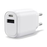 WAYTEX Dubbele oplader USB C en USB A, 30W PD