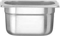 HENDI Gastronormbak – roestvast staal – 1 liter – 100 mm hoog – stapelbaar
