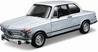 Bburago BMW 2002tii (1972) - modelauto 1:32 originele verzamelaarsauto, kleine speelgoedauto met beweegbare deuren, vanaf 5 jaar (18-43057)