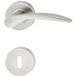 Häfele Garniture de béquille LDH 2169 acier inoxydable mat, cylindre profilé PZ