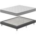 Dewinner Ensemble Matelas Ressorts Ensachés 140x190 cm et Sommier Tapissier 140x190 cm