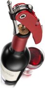 Vacu Vin single pull corkscrew - rood