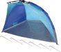 Shoppartners Bv Tente de plage/pare-vent bleu/bleu clair 200 x 100 cm