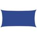 vidaXL Zonnezeil 160 g/m² rechthoekig 4x7 m HDPE blauw