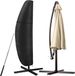 Merkloos Afdekking voor zweefparasol - waterdichte Oxford-weefsel beschermhoes - winddicht en uv-bescherming - tuin - 280 x 30/80/50 cm