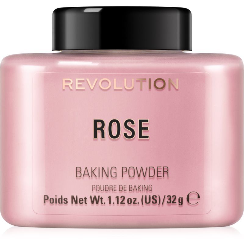 Revolution Beauty Losse Fixerende Poeder Verhelderend, Verlengt de Houdbaarheid van Make-up voor Alle Huidtinten, Roze 32g