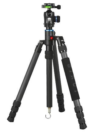 Sirui S-2204-N Statief Zwart Koolstof 15kg 141cm
