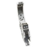 ROLINE DIN-railadapter voor Keystone-modules, incl. Cat.6A Keystone, afgeschermd, 45°