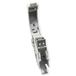 ROLINE DIN-railadapter voor Keystone-modules, incl. Cat.6A Keystone, afgeschermd, 45°