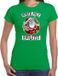 Bellatio Decorations Northpole Kerstshirt / Kerst t-shirt Northpole roulette groen voor dames - Kerstkleding / Christmas outfit L