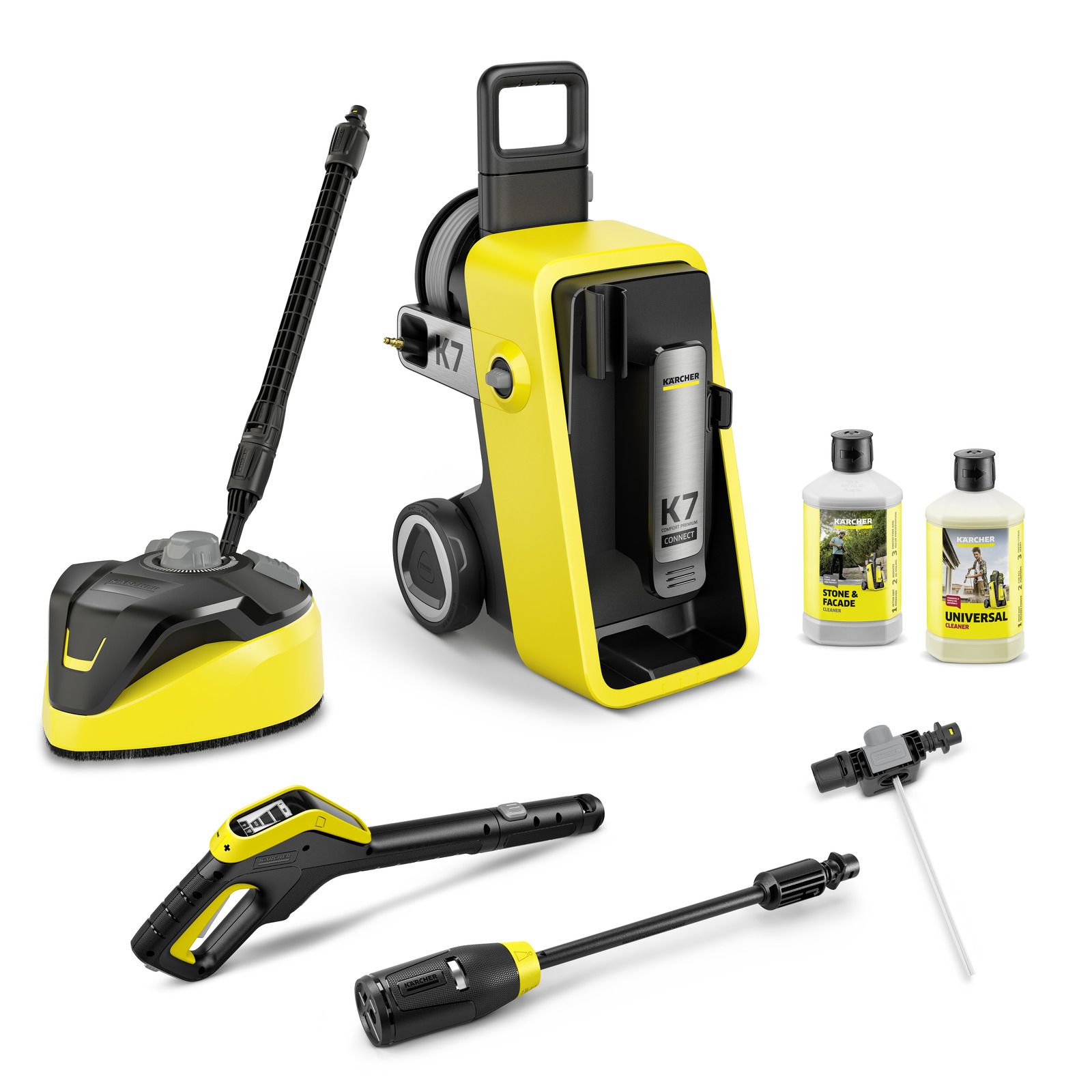 Kärcher K 7 Comfort Premium Connect Home hogedrukreiniger Staand 600 L/u 3000 W Geel