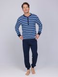 Pastunette - Blue Draft - Pyjama - Katoen - Maat S