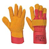 Portwest A225 Fleece Rigger Handschoen voering Ademend Gevoerde | Rood, XL, EN ISO 21420 Behendigheid 3, CE-gecertificeerd, EN 388 (4222X), EN 511, Snijbestendig, Geïsoleerd