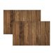 Cosy & Trendy Tafel Placemats - 4x - houten planken print - pvc - 44 x 28 cm - Onderleggers - Tafel dekken