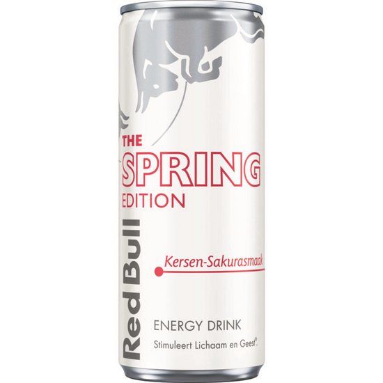 Red Bull - Energy - The Spring Edition - 24 x 0,25 Liter blik - Kersen-Sakura