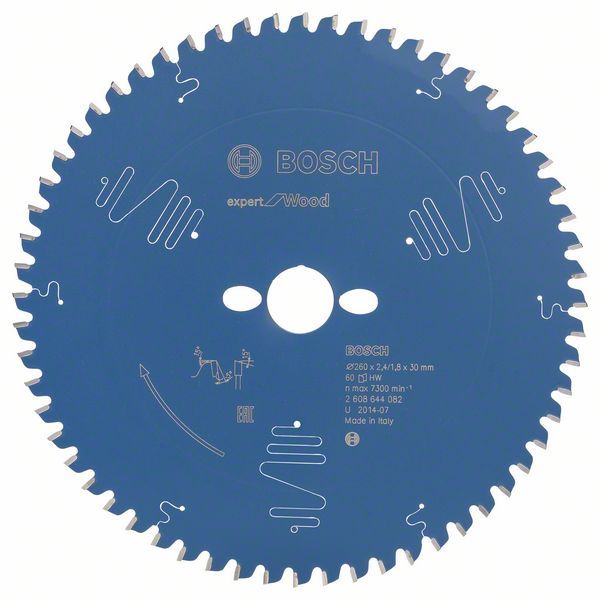 Bosch 2 608 644 082 Cirkelzaagblad - 1,8 mm - 7300 rpm