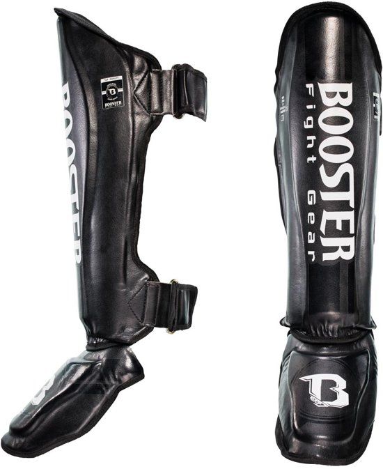 Booster Fight Gear BSG V3 Scheenbeschermers Black - Maat S