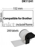 FLWR Labelprinterrol DK-11241 Wit 152x102 mm
