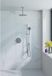 FortiFura Calvi Inbouw Regendoucheset - Rond - Thermostatisch - Plafondarm - Glijstang - 25cm - Hoofddouche - Ronde Handdouche - Metalen Slang - PVD - Geborsteld RVS