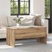 vidaXL Salontafel Artisan Eikenhout 102 x 50,5 x 46,5 cm