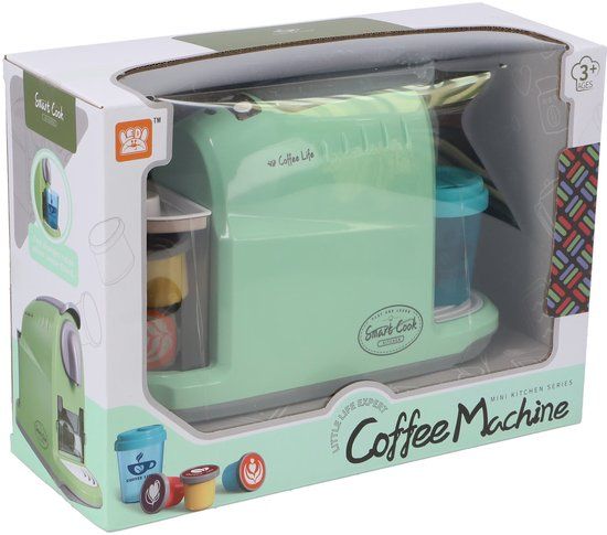 Top1Toys KiddyGo Koffie machine speelgoed educatief leren met kleurveranderende beker.