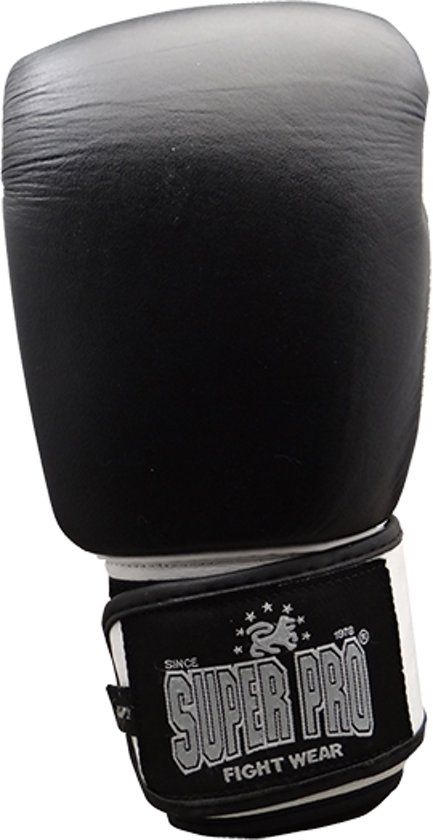 Super Pro Undisputed bokszak handschoenen - Zwart - Leer - XS