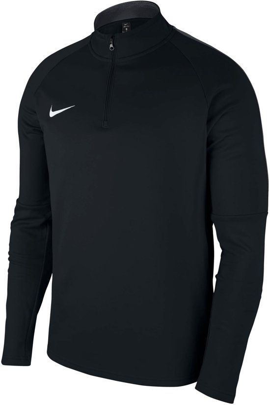Nike Sportshirt - Maat S - Unisex - zwart/grijs Maat 128/140