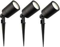 Ledvion - 3X LED Prikspots - 4000K - Zwart - 5W - IP65