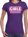 Bellatio Decorations Vrijgezellenfeest Verkleed T-shirt Dames - Girls Fun - Paars - Bachelorette XS
