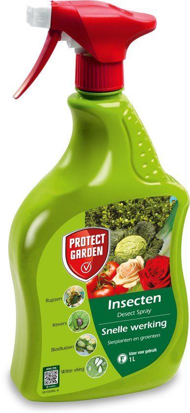 Bayer Protect Garden Desect Spray - 1L - Insectenspray tegen o.a. Luizen, Rupsen, Kevers en Buxusmot