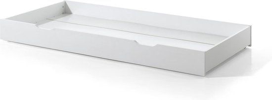 Bedlade Dallas Wit - 90x190 cm - Wit - Hout