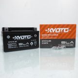 Kyoto Batterie SLA pour Scooter Sym 125 FIDDLE III S EURO4 2017 à 2022 YTX7A-BS SLA / 12V 6Ah Neuf