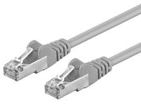 PremiumCord Netwerkkabel, ethernet, LAN en patchkabel, CAT5e, S/FTP pimf afscherming, snelle flexibele en robuuste RJ45-kabel, 1 Gbit/s, AWG 26/7, koperen kabel, 100% Cu, grijs, 30 m