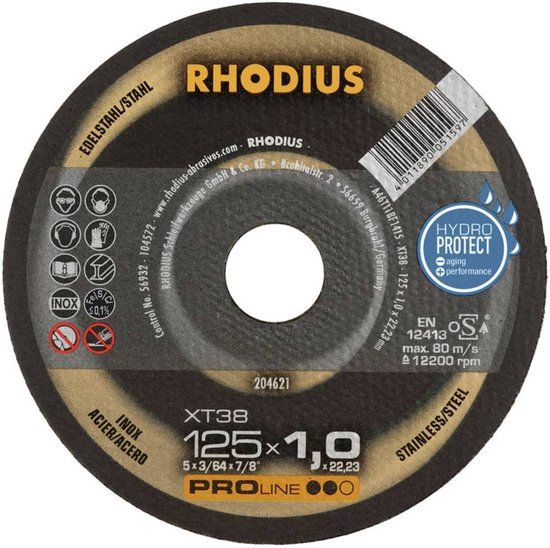 Rhodius doorslijpschijf