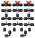 Inovra - Pièces d'irrigation goutte à goutte 18 Pièces - Kit multifonctionnel - Raccord barbecue - Tuyau d'irrigation - Connexion étanche - Raccords 1/2 pouce - Accessoires d'irrigation