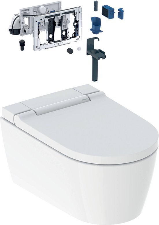 Geberit Aquaclean Sela Douche Wc met afdekking 37,5x56,5x39 cm Wit/KeraTect