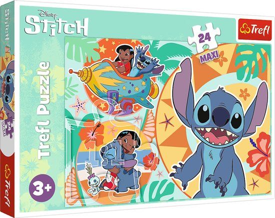 Trefl Lilo & Stitch Legpuzzel - 24 Stukken