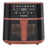 Tognana Iridea Luchtfriteuse 6L, dubbele weerstand, digitaal display, timer, 80-200°C, venster, 1700W, appelrood