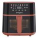 Tognana Iridea Luchtfriteuse 6L, dubbele weerstand, digitaal display, timer, 80-200°C, venster, 1700W, appelrood