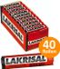 Lakrisal Salmiak snoepjes showdoos voordeelverpakking zout snoep - 40 rollen à 25 g snoepgoed