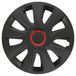 Sumex Wieldoppen 13 inch Washington Zwart/Rood