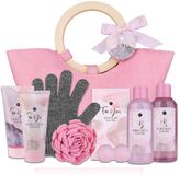 Accentra Roze Cadeau bad set in een Pink Handtas