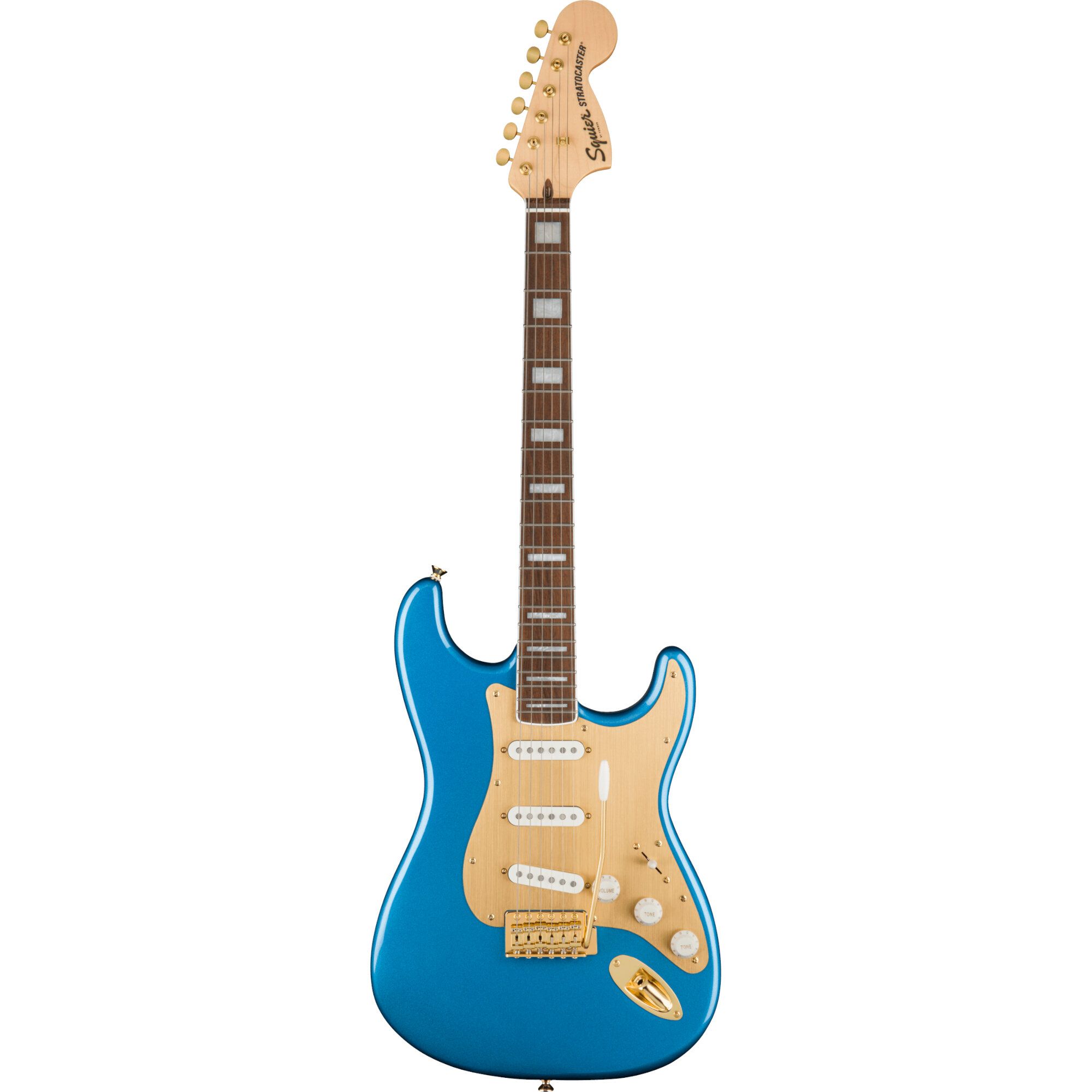 Squier 40th Anniversary Stratocaster Gold Edition Lake Placid Blue