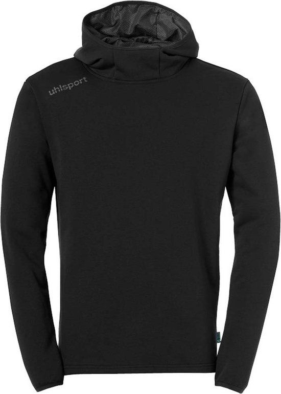 Uhlsport Essential Sweater Met Kap Heren - Zwart - Maat XL