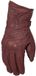Rusty Stitches Gants de moto Ray 68387 Cuir Maroon XXL Hommes Hiver Imperméable