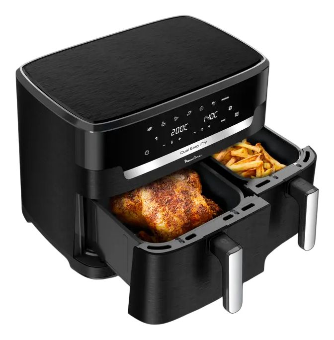 Moulinex Dual Easy Fry XXL EZ9428 - Dubbele Airfryer - 11 L