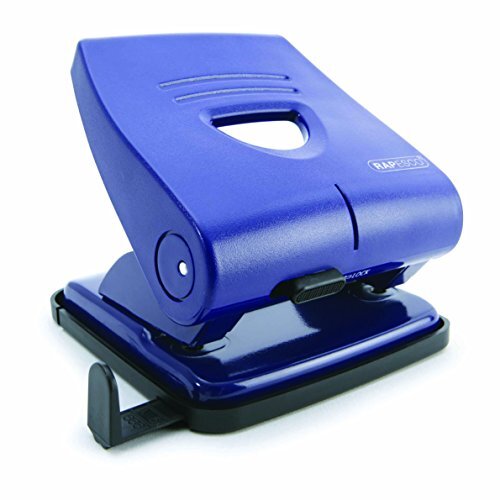 Rapesco PF827PL2 827-P 2-voudige perforator (30 vellen stanscapaciteit) blauw